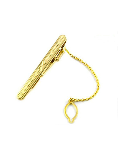 Alloy Gold Plated  Tie Clip