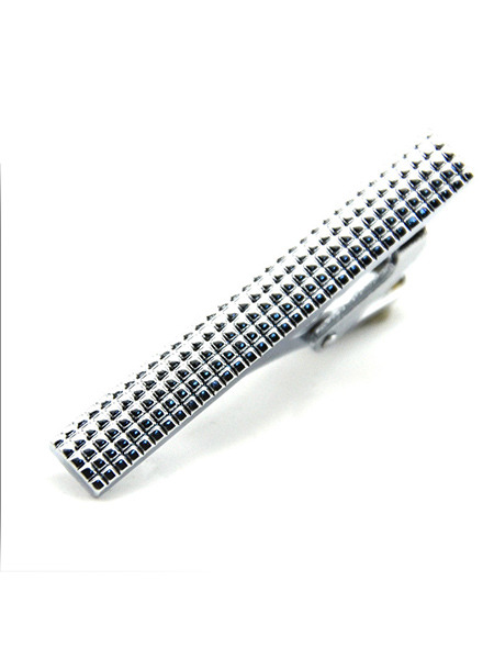 Alloy Silver Plated  Tie Clip