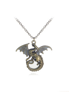 Alloy Dragon  Necklace