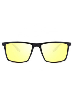 Yellow Solid PC Polarized Men Sunglasses