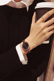 Gold Gold Plated Band Quartz Watch