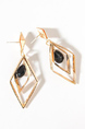 Alloy Diamond Dangle Crystal Stud Earring