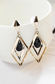 Alloy Diamond Dangle Crystal Stud Earring
