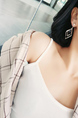 Alloy Diamond Dangle Crystal Stud Earring