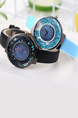 Black Plastic Band Quartz Watch