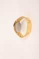 Gold Stainless Steel Band Quartz Men Watch