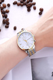 Silver Stainless Steel Band Quartz Men Watch