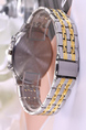 Silver Stainless Steel Band Quartz Men Watch