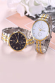 Silver Stainless Steel Band Quartz Men Watch