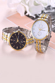 Silver Stainless Steel Band Quartz Men Watch