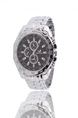Silver Stainless Steel Band Quartz Men Watch