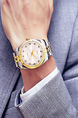 Silver Silver Plated Band Quartz Men Watch
