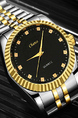 Silver Silver Plated Band Quartz Men Watch
