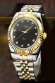 Silver Silver Plated Band Quartz Men Watch