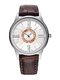 Brown Leather Band Quartz Men Watch