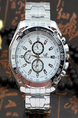 Silver Stainless Steel Band Quartz Men Watch