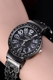 Black Stainless Steel Band Quartz Watch