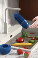 Blue Wireless Portable Fruit and Vegetable Washer