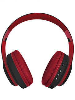 Wireless Bluetooth Headset Large Telescopic Earmuffs Cross-Border Metal Matt With Three buttons function