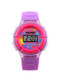 Violet Plastic Band Pin Buckle Digital Watch
