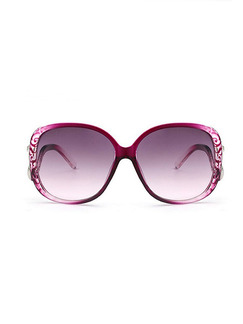 Purple Gradient Plastic Toad Sunglasses
