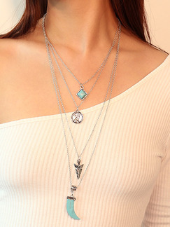 Alloy Multi Layered  Necklace