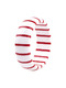 Resin Red Stripe Bangle Bracelet
