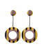 Resin Stud  Earring
