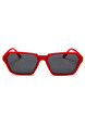 Black Solid PC Small Square Men Sunglasses