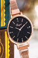 Rose Gold Milanese Band Quartz Watch