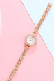 Gold Stainless Band Bracelet Quartz Watch