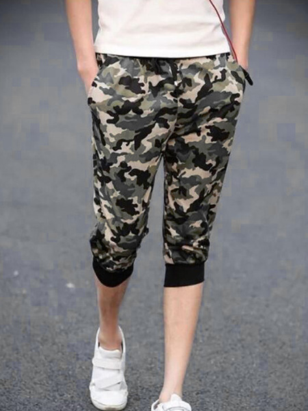 Camouflage Loose Harlen Shorts Men Shorts for Casual