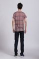 Colorful Round Neck Tee Men Shirt for Casual