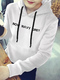 White Pull Over Pocket Long Sleeve Plus Size Men Hoodie for Casual