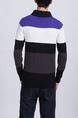 Colorful Striped Long Sleeve Men Shirt for Casual Party