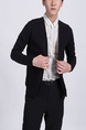 Black Button Down Plus Size Long Sleeve Pocket Men Cardigan for Casual Office