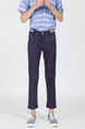 Blue Slim Men Pants for Casual Party