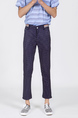 Blue Slim Men Pants for Casual Party