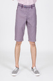 Purple Knee Length Men Shorts for Casual