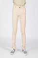 Beige Skinny Fit Men Pants for Casual