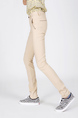 Beige Skinny Fit Men Pants for Casual