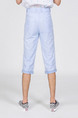 Blue Slim Fit Men Shorts for Casual