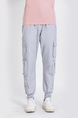 Gray Cargo Regular Fit Men Pants for Casual