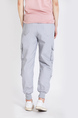 Gray Cargo Regular Fit Men Pants for Casual