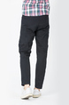 Black Cargo Regular Fit Men Pants for Casual