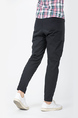 Black Cargo Regular Fit Men Pants for Casual