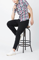 Black Cargo Regular Fit Men Pants for Casual