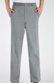 Gray Loose Adjustable Waist Plus Size Men Pants for Casual