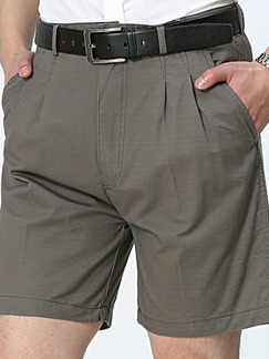 Grey Pockets Men Shorts for Casual