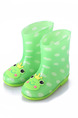 Green PVC Wellington Waterproof Girl Shoes for Casual Rain